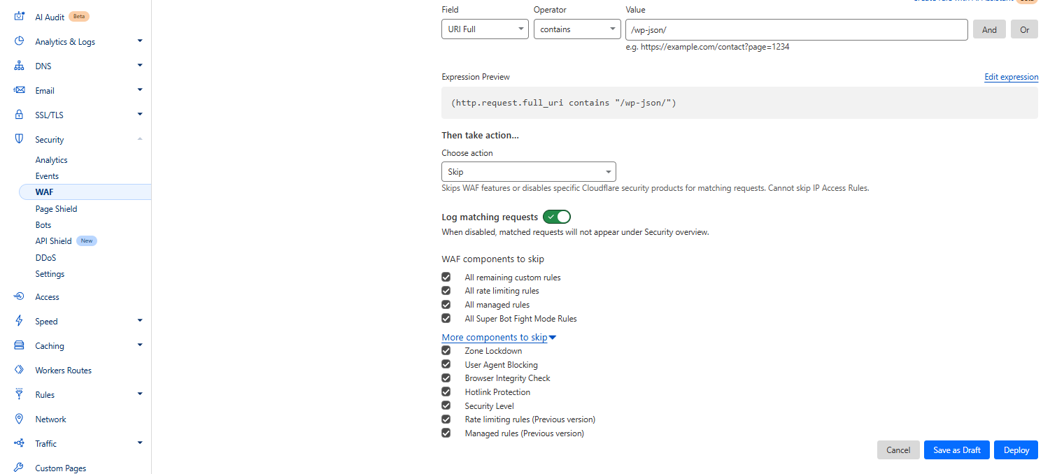 Fix callback IPN CAPTCHA Cloudflare settings